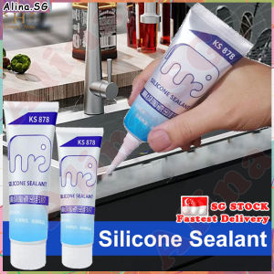💎SG stock💎 Silicone sealant white clear / Bathroom anti mildew waterproof sealant gap filler / Glass glue gap repair 密封胶