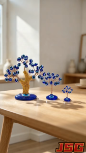 Evil Eye Tree OrnamentGood Luck Protection Amulet Tabletop DecorHome Office Shop Desk Display Gift