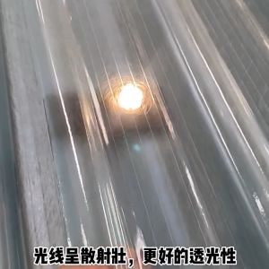 หลังคาใส 2 เมตร แผ่นหลังคาโปร่งแสง แผ่นหลังคา อย่างหนา 1.5มม. กว้าง 0.88ม. ยาว 1.2/1.5/2ม. โปร่งแสง กระเบื้องหลังคา ใยแก้ว หลังคาพลาสติก