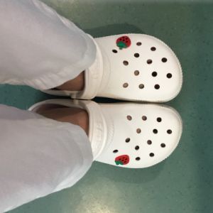 White Slip-resistant Nursing Slippers