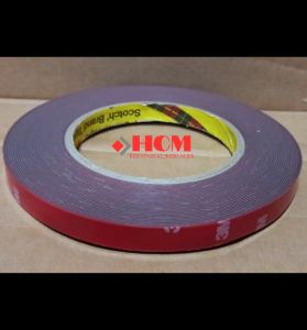 3M 4229P dạng cuộn Băng Keo Hai Mặt cường lực - keo xốp dầy màu xám đậm dính được nhiều chất liêu dán đồ chơi xe logo