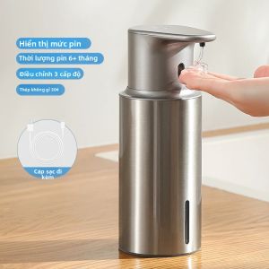 Máy Phân Phối Xà Phòng Cảm Biến Tự Động 480ml Cho Nhà Bếp Máy Khử Trùng Tay Bằng Điện Thông Minh Với Thân Máy Bằng Thép Không Gỉ 304
