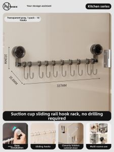 NIGESI | No-drill Adhesive Cabinet Hanging Hooks