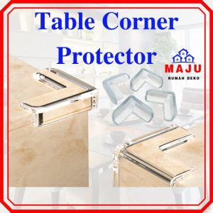 MAJU Safety Protector Table Corner Protection from Children Baby Silicone Anticollision Edge Guards Cover For Kids 1pc Baby Silicone Safety Protector Table Corner Protection from Children Baby Kids Anticollision Edge Guards Cover For KidsFurniture Corner