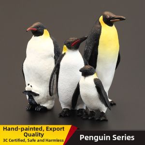 MENGSILE | Solid Emperor Penguin Toy Model