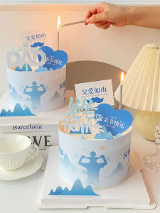 Influencer Picks Fathers Day Surrounding Border Cake Decoration Dad Happy Holiday Acrylic Dad Father Love LUSN Inserts