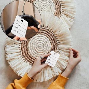 1000Pcs Tag Label Baju Handtag Label Baju Custom - Label Baju Hang Tag