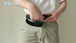 Thắt Lưng Nam Dây Nịt Nam Vải Dù Khóa Đôi Tự Động Thắt Lưng Thời Trang Trẻ Sang Trọng - 125cm