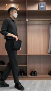 Quần tây nam quần âu nam cao cấp chất liệu vài dầy dặn mềm mịn không xù không dáng côn trẻ cực kỳ tôn dáng