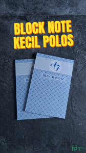 Block Note NCR Kecil AF Catatan Polos Garis Memo Notebook Notepad
