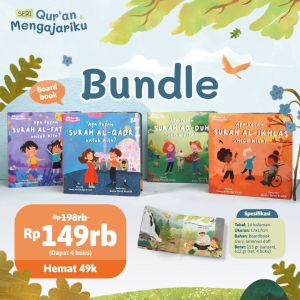 Boardbook Anak Muslim Mengenalkan Pesan Al Quran | Seri Quran Mengajariku | Rintik Publishing