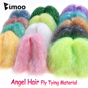1~13Packs 5g/Pack Angel Hair Fly Tying Material Shimmering Mobile Streamer Fiber Baitfish Streamer Pike Trout Sea Fishing Lures