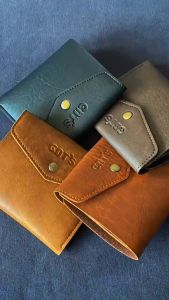 Ví đựng tiền thẻ CNT VN25 dáng gập ba đơn giản thời trang phong cách