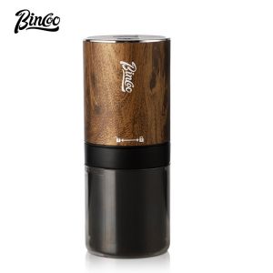 BINCOO Electric Coffee Grinder Steel Burrs Mini Household Portable Grain Grinding Coffee Appliance