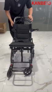 High quality folding wheelchair lightweight folding wheelchair for the elderly easy to carry