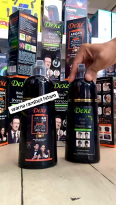 hot sell Dexe Black Hair colors Shampoo to make hairs black Healthy Strong and Smooth