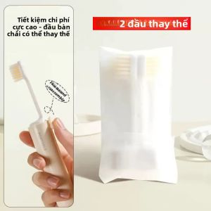 Bộ Bàn Chải Đánh Răng Gấp Gọn 2 Trong 1 Với Hộp Đựng Tiện Lợi Nhỏ Gọn Tiện Dụng Cho Công Việc Bàn Chải Đánh Răng Bằng Nhựa