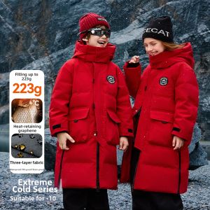 Ask Junior | Warm Long Childrens Down Jacket