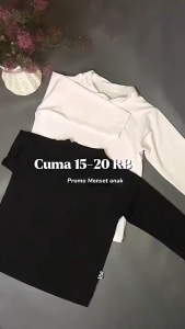 Baju Manset Anak Usia 2-16 Tahun Mangset Anak Panjang Polos Murah