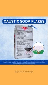 JAFED Caustic Soda Flakes Lye Sodium Hydroxide Soap Detergent Making Cleaner Formosa Taiwan