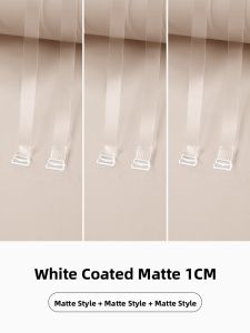 MITAOBEI | Transparent Shoulder Straps Invisible Seamless Bralette Strapless Dress Anti-Slip Extendable Removable Bra Fine Shoulder Straps