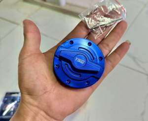 Ốp nắp xăng cnc chất liệu nhôm xịn xò. Rất sang trọng và đẹp trai chụp lên phát đẹp luôn