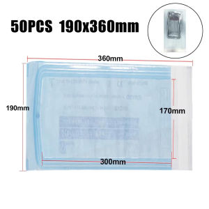 200/50pcs Self-sealing Sterilization Pouches Bags 7 Sizes Self-adhesive Medical-grade Bag Disposable Nail Art Tattoo Accessories