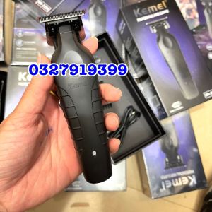 Kemei Tông Đơ Chiến Viền Cao Cấp KM 2299 Lưỡi Titan Sắc Bén Pin Lithium 1000mAh Tiết Kiệm Tiếng Ồn Thiết Kế Hiện Đại Chuyên Sản Phẩm Tóc