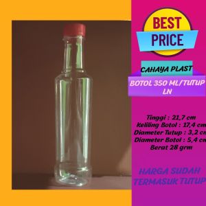 Botol Plastik 350Ml-Botol Marjan 350Ml-Botol Madu 350Ml-Isi 50 30 pcs Free Kardus