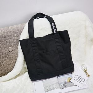 Totebag Kanvas Brookly TW201 Tas Wanita Tote Bag Simpel Modis