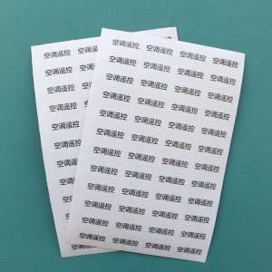 Home Use Air Conditioner TV Remote Control Label Classification Sticker Transparent White Text Light Switch Label Indicator