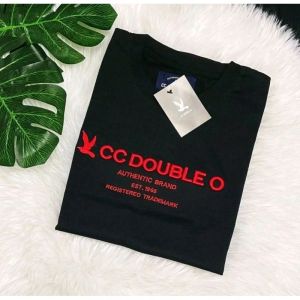 💥เสื้อยืด แขนสั้น cotton 100% CC-OO งานปัก~งานป้าย  ทรงตรงใส่ได้ทั้งชาย/หญิง S M L XL(No.42)