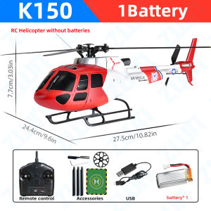 WLtoys | WLtoys K150 RC Helicopter 2.4G 6-Aixs Gyro 4CH Altitude Hold Optical Flow Brushless Remote Control Helicopter Toys For Kid Adult