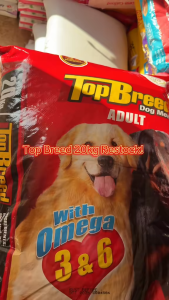 REPACKED Top Breed Topbreed Adult and Puppy Dog Meal Dry Food with Omega 3 & 6 500g/1kg