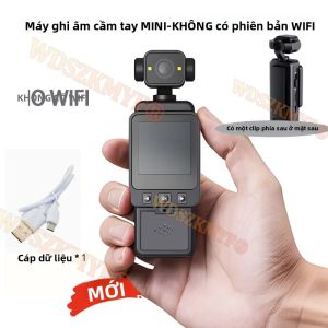 Camera Mini DV Wifi FHD 1080P Cầm Tay Di Động Quay Video Thể Thao Ngoài Trời Với Góc Quay 360 Độ °   Ống Kính Có Thể Xoay Được Cho Lực Lượng Thực Thi Pháp Luật