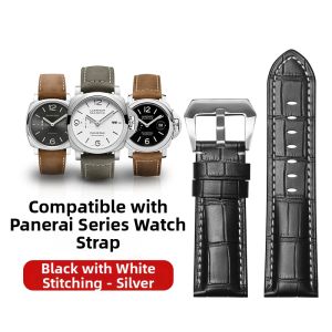 GANG JUE | Genuine Cow Leather Watch Strap for Panerai Mens Watches