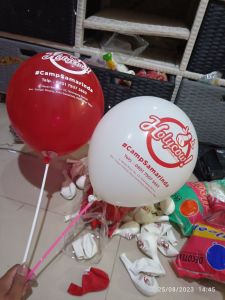 balon printing sablon cetak 2 sisi