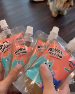 Royal Craft ผงโรย แก้เบื่ออาหาร Royal Topping รสทูน่า รสไก่ รสตับ รสจระเข้ รสชีส ใช้โรยอาหารเม็ดและบาร์ฟ BARF ผลิตสดใหม่ 100% สุนัขและแมว