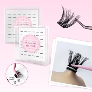 เทปกาวติดขนตาปลอมแบบใช้ซ้ำได้ ยึดติดแน่น ทนน้ำ แบบเจล