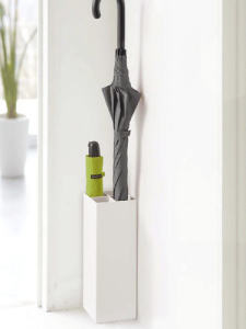 Simple Black Iron Art Umbrella Stand Floor-Mounted Home Use Umbrella Holder Rack Easy to Assemble Living Room Organizer