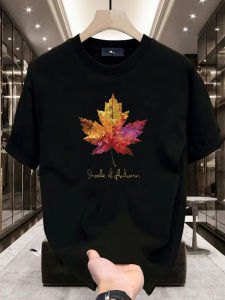 Áo Thun Nam Tay Ngắn Cổ Tròn Cotton Phong Cách Mỹ Mùa Hè Dáng Rộng Thường Ngày in Họa Tiết Thân Thiện Với Da Thoáng Khí