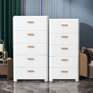 Japanese Style Minimalist Small Drawer Storage Cabinet For Living Room Bedside Sofa Side Large Capacity No Assembly Required