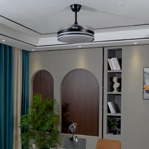 2025 Hot Sale Ceiling Fan Light Restaurant Invisible Fan Light Living Room With Light Ceiling Fan Fa