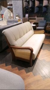 Comfort and Class Combined The Modern 1+2+3 Seater Wooden Sofa Set