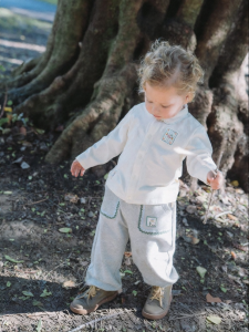 white wheat | Cotton Spring Autumn Boys Shirt