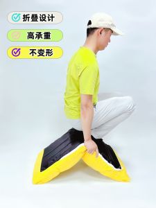 Foldable Sofa Chair Tatami Backrest Lazy Persons Couch Modern Simple Style Non-Assembled for Adults And Children Linen Cover