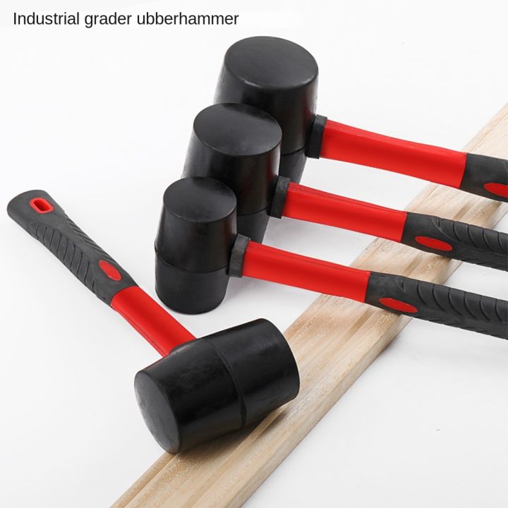 Small Mallet Hammer Fiberglass Handle Double Face Tap Hammer