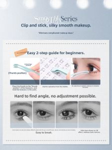 Mr.Wish Mr.Wish Gentleman No-glue Easy-to-use Natural Looking Lower Eyelash False Eyelashes White Moonlight Little Wild Cat