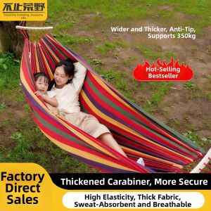 BUZHIHUANGYE | Anti-Tip Outdoor Hammock Swing Wooden