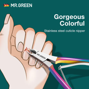 Mr.Green | MR.GREEN Gorgeous Colorful Cuticle Nippers Cuticle Clippers Nail Manicure Scissors Trimmer Dead Skin Remover Stainless Stee Tool